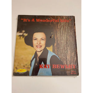 Kay Bewley It's A Wonderful Life LP Shrink Autographed CMP Recordings 7240 VG+